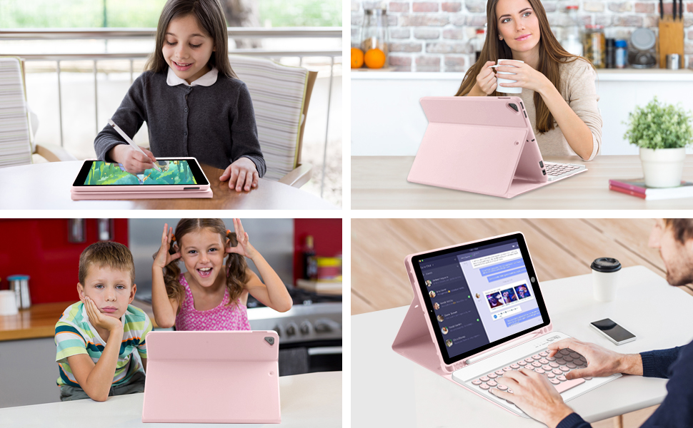 iPad 9th 8th 7th Generation Keyboard Case 10.2inch, iPad