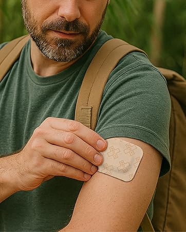 on-the-go adult bandages bamboo travel kit
