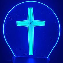 Amazon.co.jp : Xdorra 3Dナイトライト 聖母マリア像 永遠のランプ