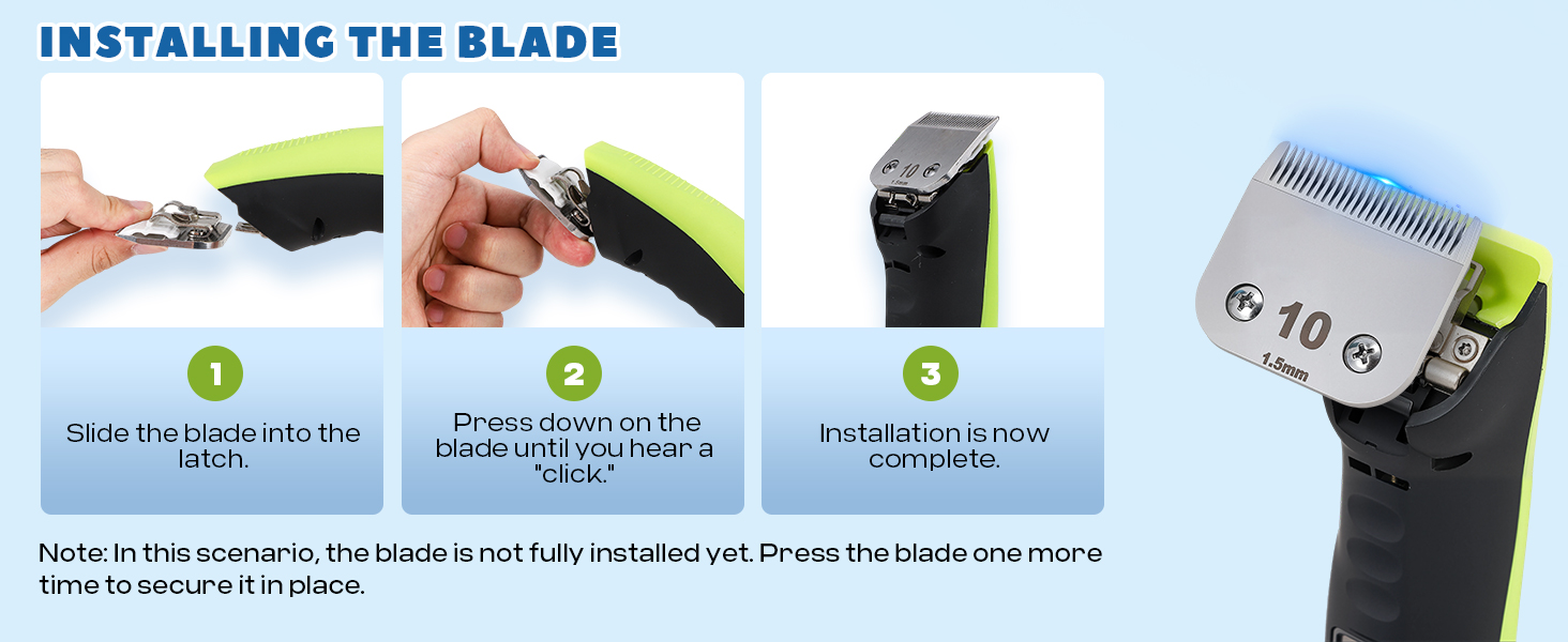 Luzrise Cordless Horse Clippers, Professional Pet Grooming Clippers, 2 Speed Pet Trimmer