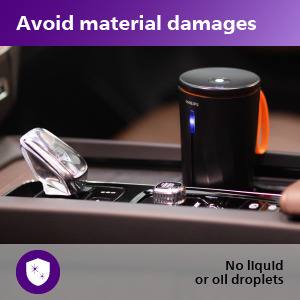 No liquid or oil droplets
