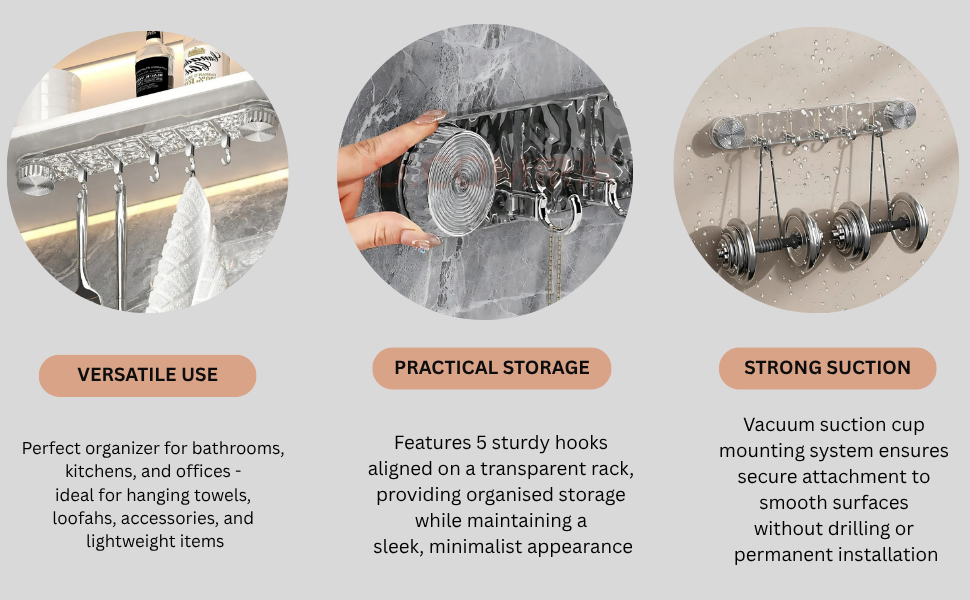 reusable vacuum suction hooks