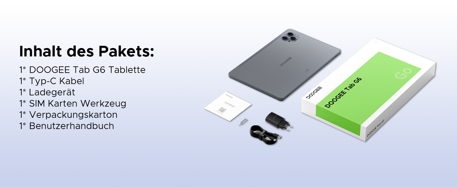 DOOGEE Tab G6 30GB RAM + 256GB ROM 5G WiFi Tablet 13MP Kamera GPS F923b55e E899 48fc 97aa 6f531ec61c37. CR0,0,1464,600 PT0 SX1464 V1