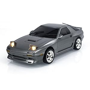 RX-7 ラジコン 黒色 Amazon.co.jp: wheelfun 1:18 Rx7 RWS RC ドリフトカー LDRC