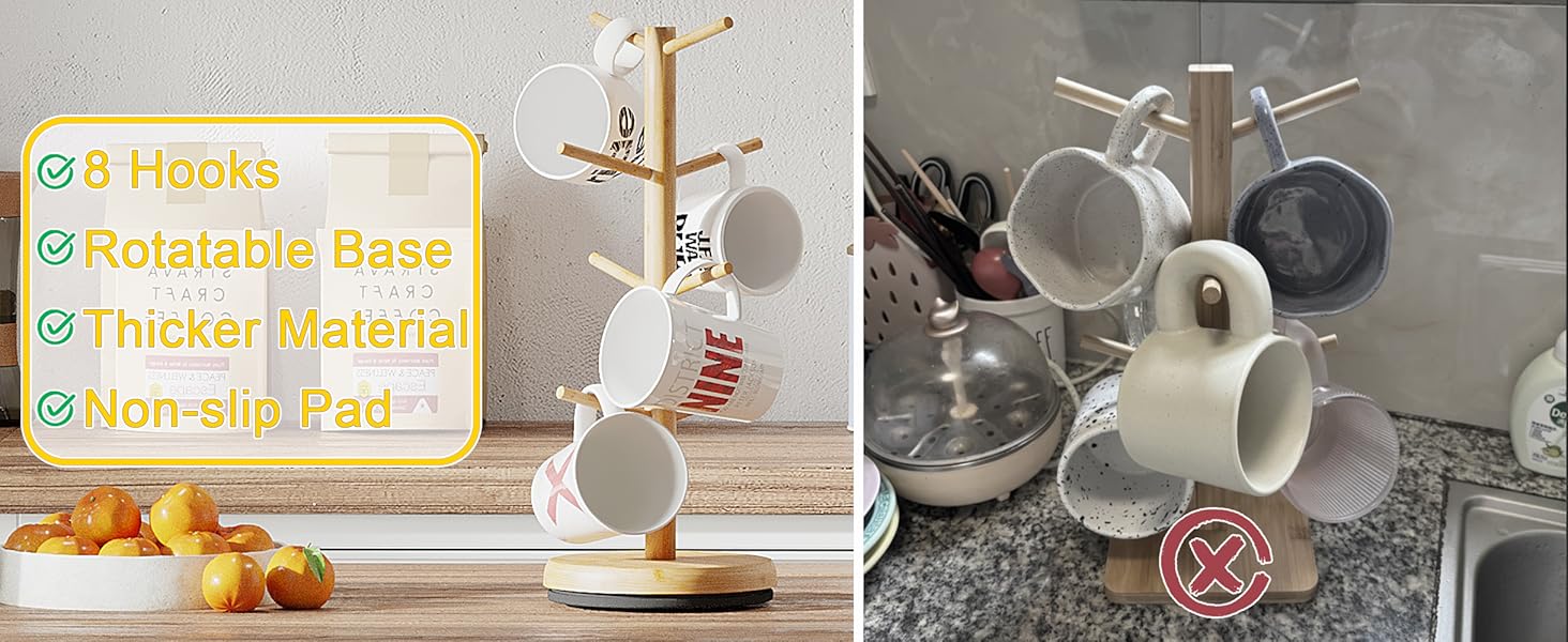 coffee mug tree for counter