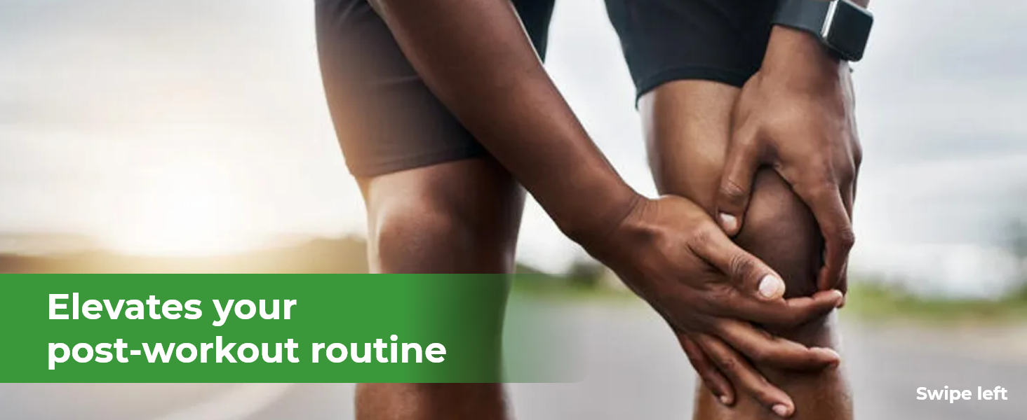 Elevates post-workout routine