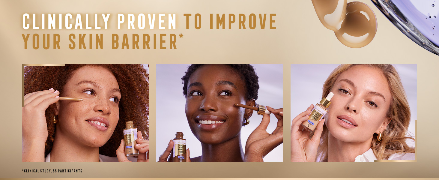 miracle pure skin reset foundation - clinically proven with participants