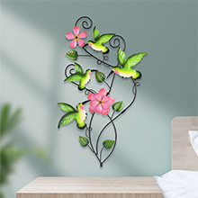 Metal Hummingbird Garden Stake