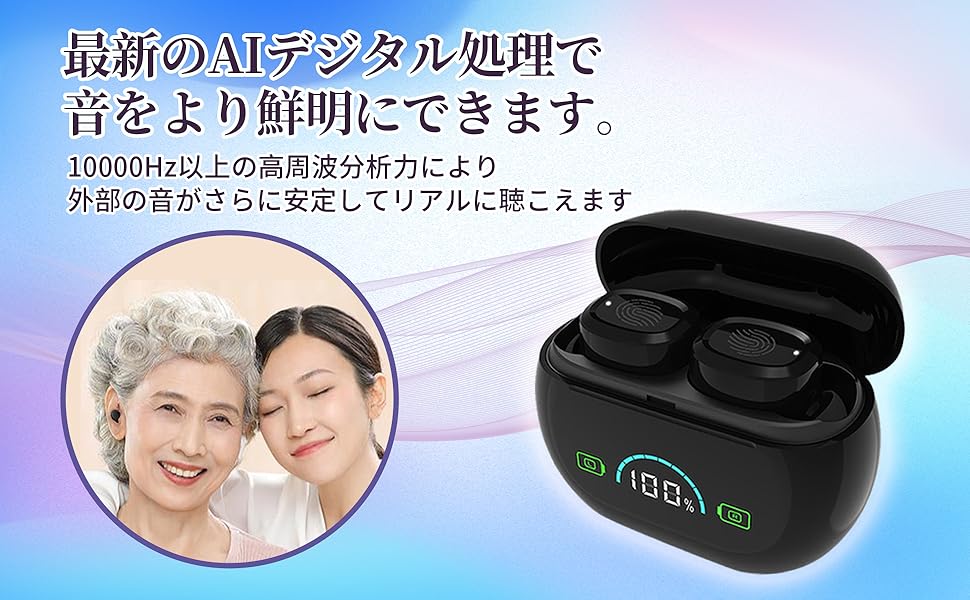 Amazon.co.jp: 最先端デザイン 集音器 耳穴式 音声拡聴器 高齢者
