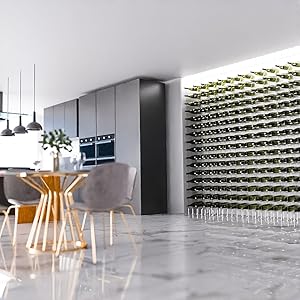 Cable Wine Rack in Home