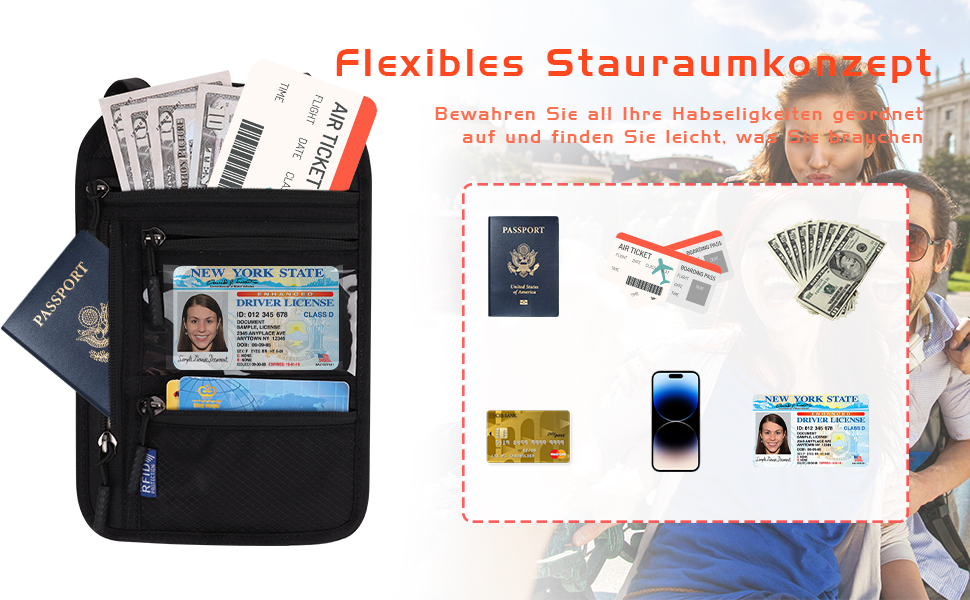passport holder travel wallet
