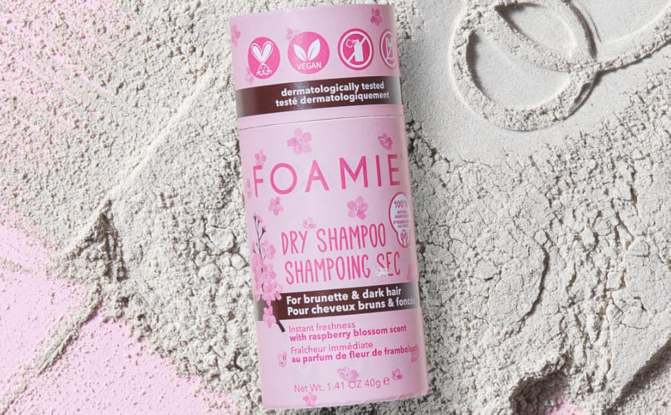 Foamie Dry Shampoo en Seco para Mujer Sin Sulfatos y Parabenos con