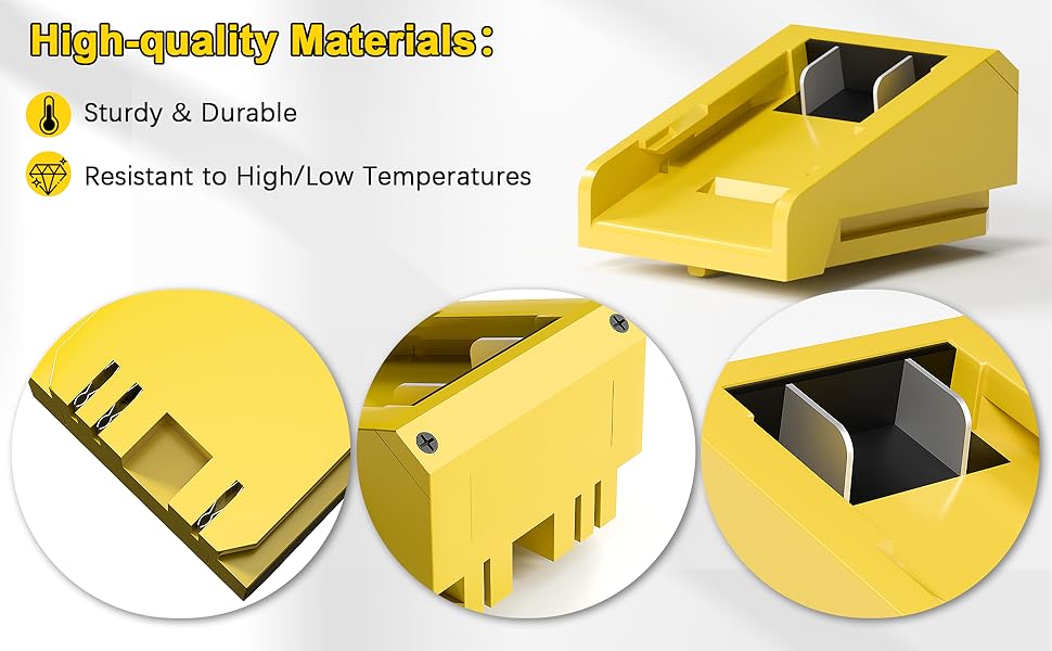  for Stacyc 12 and 16 for Dewalt 20v Battery Adapter