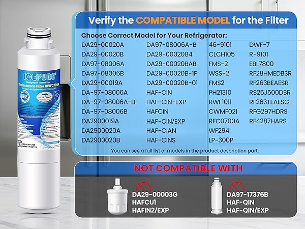 ちぃ Amazon.com: Mist HAF-CIN/EXP Refrigerator Water Filter
