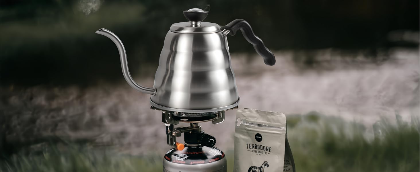 Koocovel Pour Over Coffee Kettle 1.2L/40oz,Gooseneck Kettle