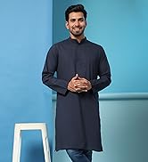 mens blue kurta 
