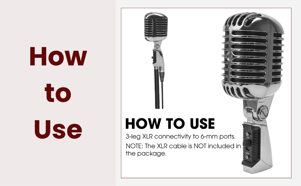 Vintage Retro Old School Microphone