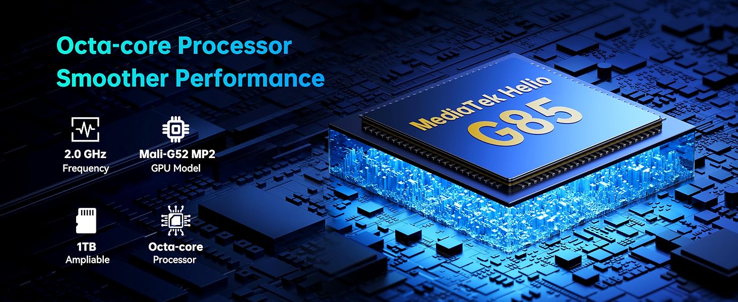 OUKITEL WP35S Rugged Smartphone Android 14,24GB+256GB/1TB-6.6"HD+Waterdrop Phones,11000mAh/20w