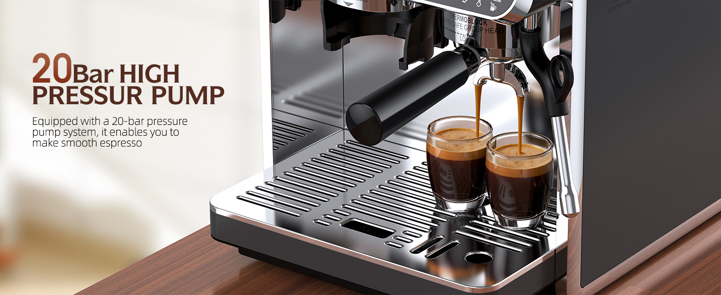 coffee maker with 20Bar