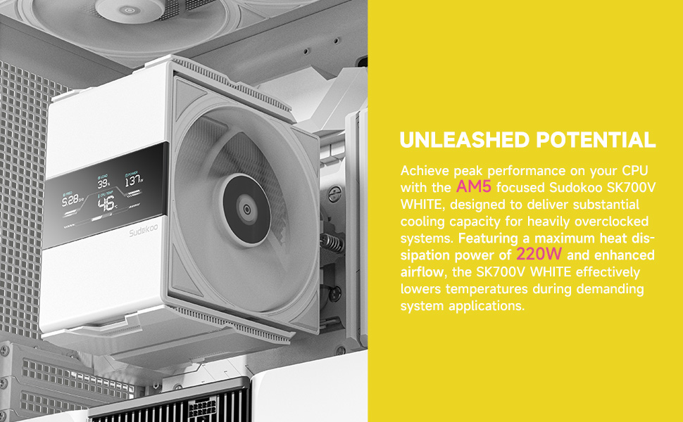 Amazon.com: Sudokoo SK700V White AM5-Designated Digital Air