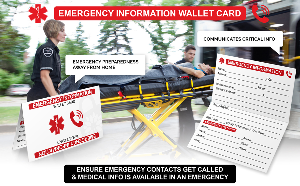 Emergency Information Wallet Card