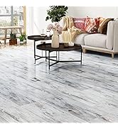 STICKEEP Peel and Stick Floor Tile Bathroom 16 PCS Peel and Stick Flooring Wear Resistant Kitchen...