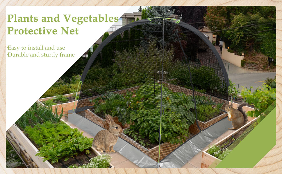 Mini Tang Garden Pond Cover Net,Protective Tent,Pond