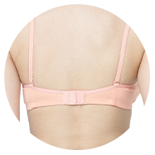 low back bra, low staright back, straight back bra,