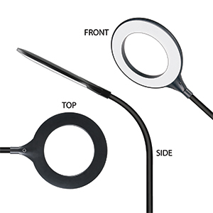 IVY LED Floor Lamp Space-age sleek, minimalist and compact standing floor light