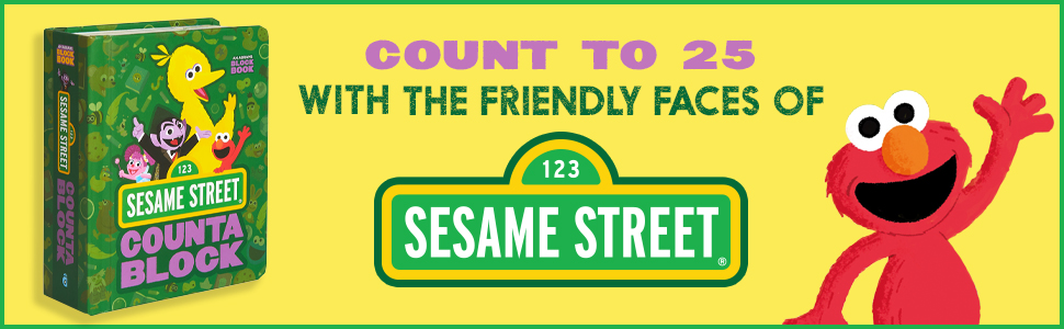 Amazon.com: Sesame Street Countablock (An Abrams Block Book):  9781419740589: Peski Studio, Peski: Books