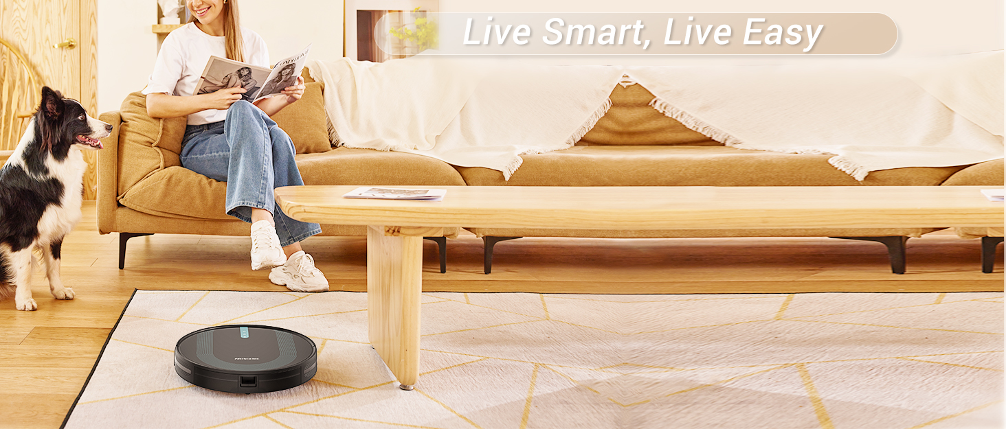 Proscenic 850T Robot Vacuum and Mop Combo, WiFi/App/Alexa