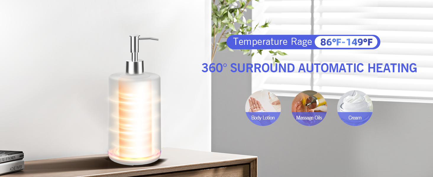 Body Lotion Warmer Dispenser Heated Machi