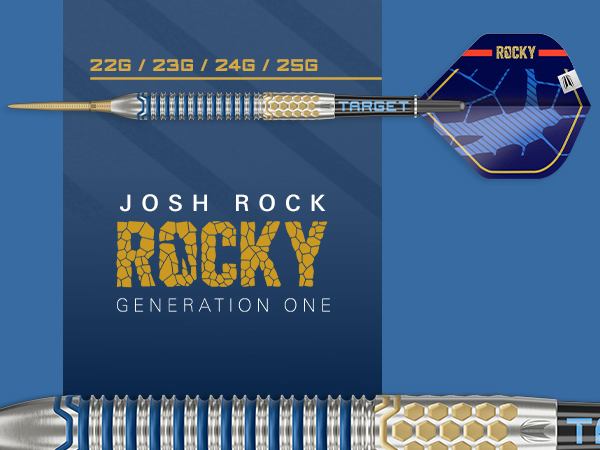 ダーツ target Josh Rock G1 swiss point 22g Target Josh Rock G1 Swiss Point Steel Tip Darts - 22gm