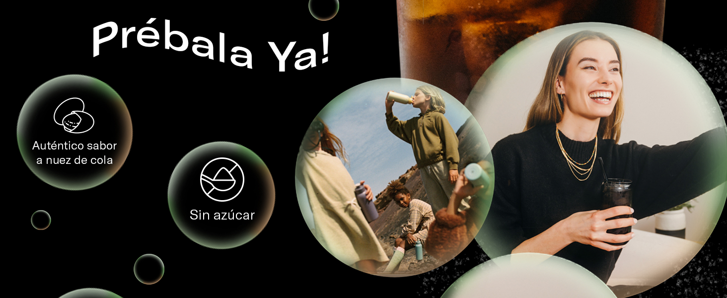 waterdrop cola bebida refresco soda cocacola sin azúcar vitaminas agua wateerdrop soda cubito 