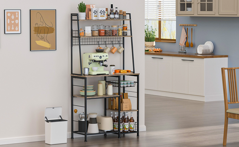 Farmhouse Coffee Bar Cabinet 03