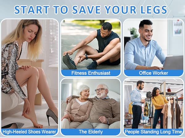 leg compression massager circulation
