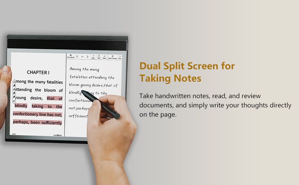 Bigme inkNote Color + Ereader 10.3 inch Epaper Eink Tablet 6G+128G 150