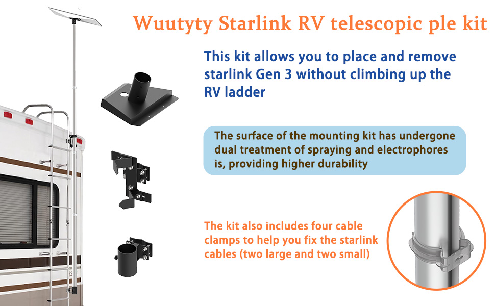 stralink gen 3 rv ladder mounting kit