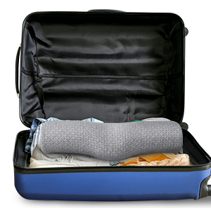 Compact design neck pillow