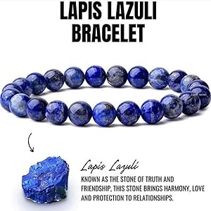 Amazon.com: DCE A++ Authentic BLUE lAPIS LAZULI Gemstone
