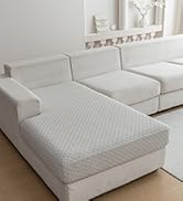 OHSIO Sofa Covers Washable, Stretch Sectional Couch Cover L Shape, Wear-Resistant Furniture Prote...