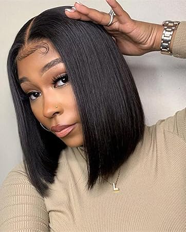 Bob Wig Human Hair 13x4 Lace Front Wigs Human Hair Straight Wear and Go Bob Wig Human Hair 13x4 Lace Front Wigs Human Hair Straight Wear and Go