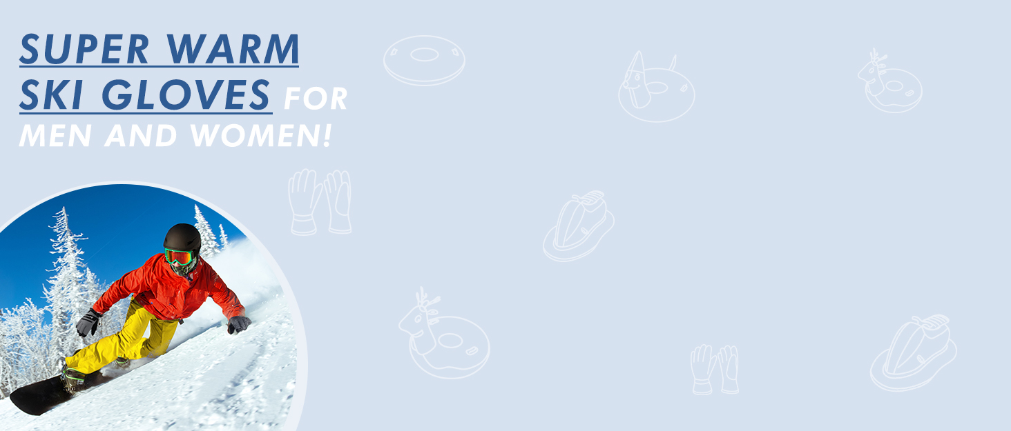 ski gloves winter gloves