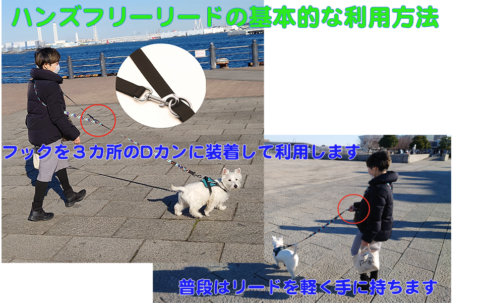 Amazon Doggit ハンズフリーリード 犬用 多機能 ショルダー リード おしゃれ 長さ2 5m 幅2 5cm 小型犬 中型犬 ブルーイエロー 柄 Doggit リード 通販