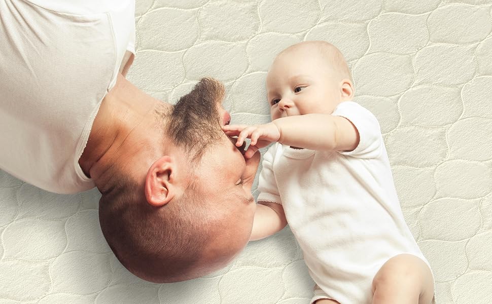 healthy sleeping on organic cotton mattress pad