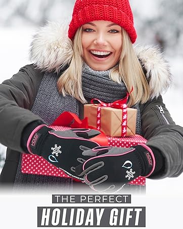 HANDLANDY insulated waterproof winter work snow ski hiking gloves