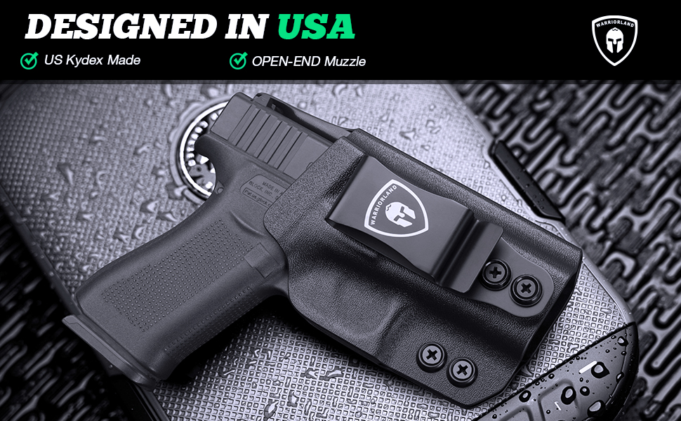 glock 43 43x holster iwb kydex right hand