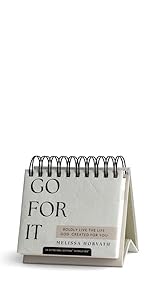 Go For It Inspirational DayBrightener Perpetual Calendar