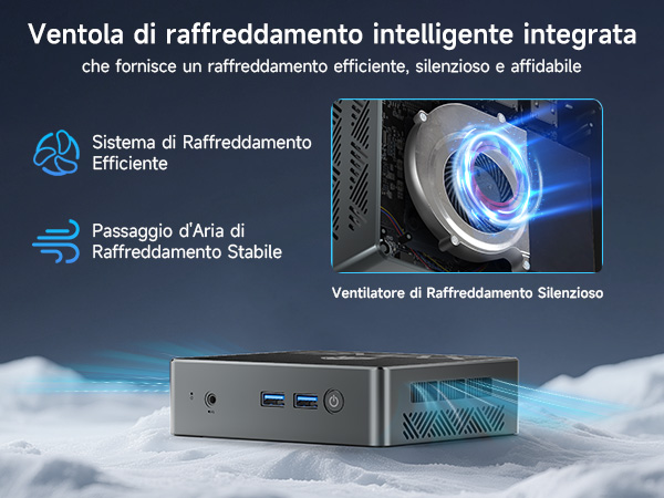 BMAX Mini PC Intel N97 (fino a 3,6 Ghz) 16GB RAM 512GB M.2