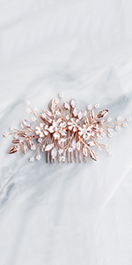 Rose Gold Hair Comb